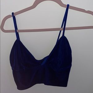 Blue Velvet Tank Top